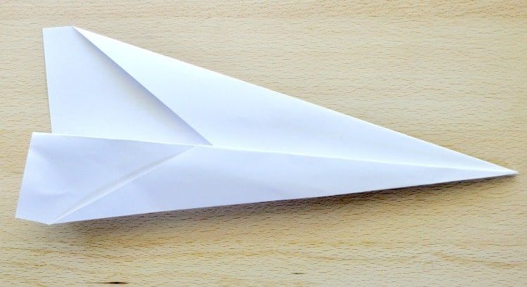 Background image of paper airplane
